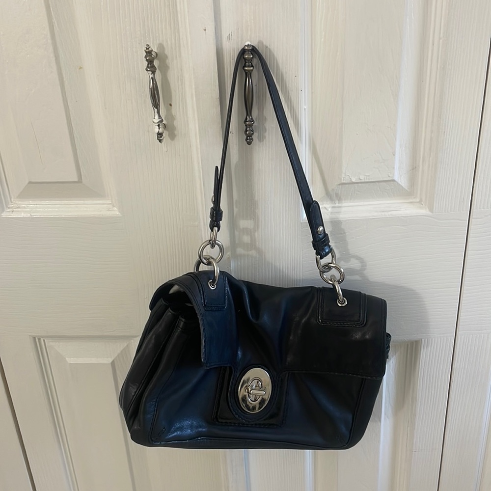 Black coach purse